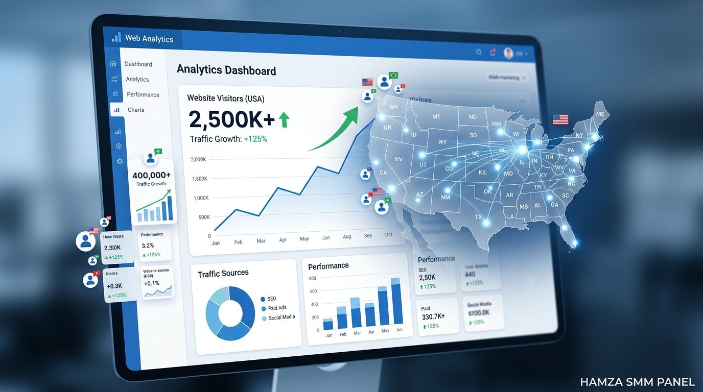 Buy USA Website Traffic | Targeted USA Traffic Service for Growth