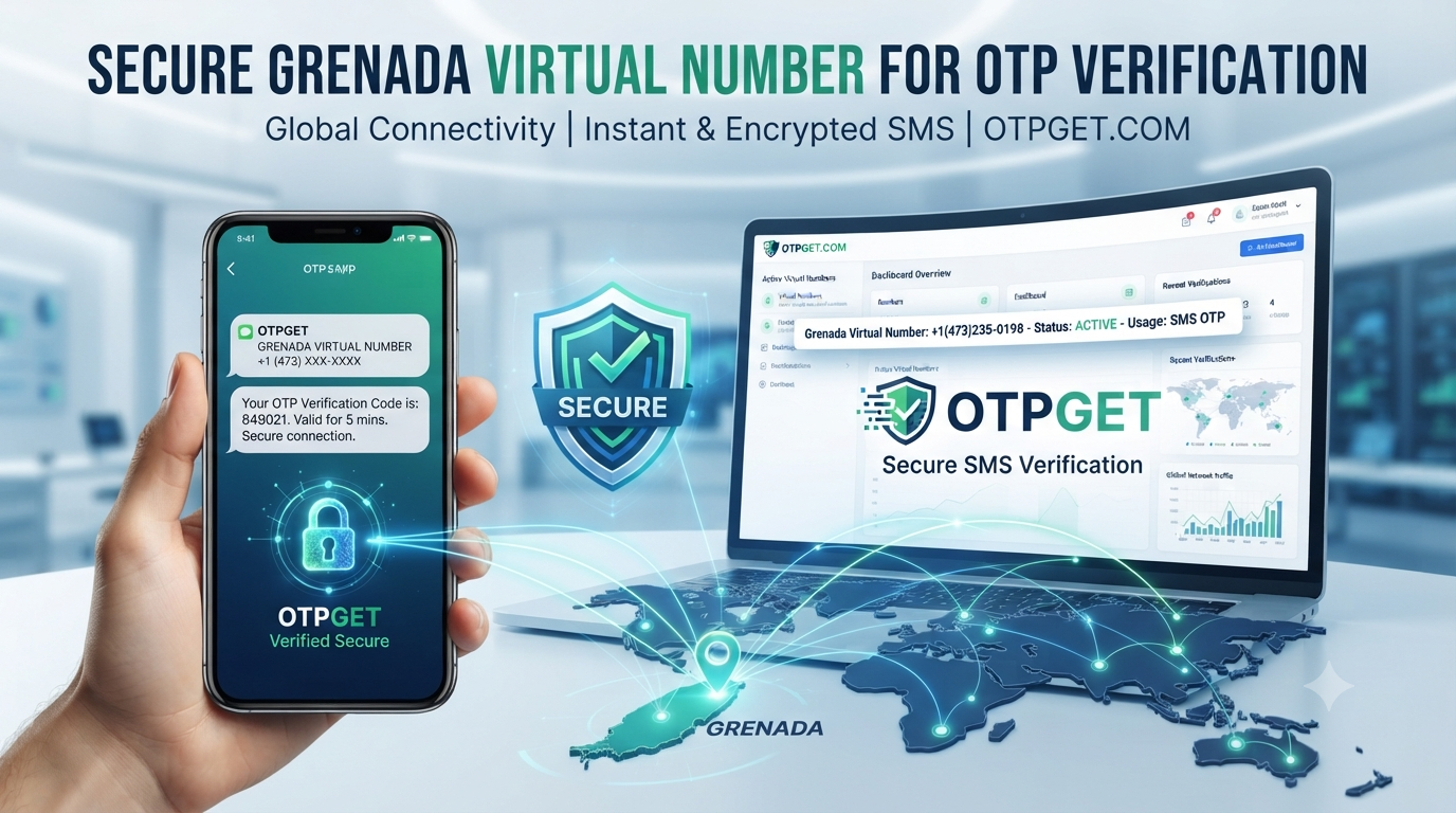Grenada Virtual Number for OTP Verification — OTPGET Solution