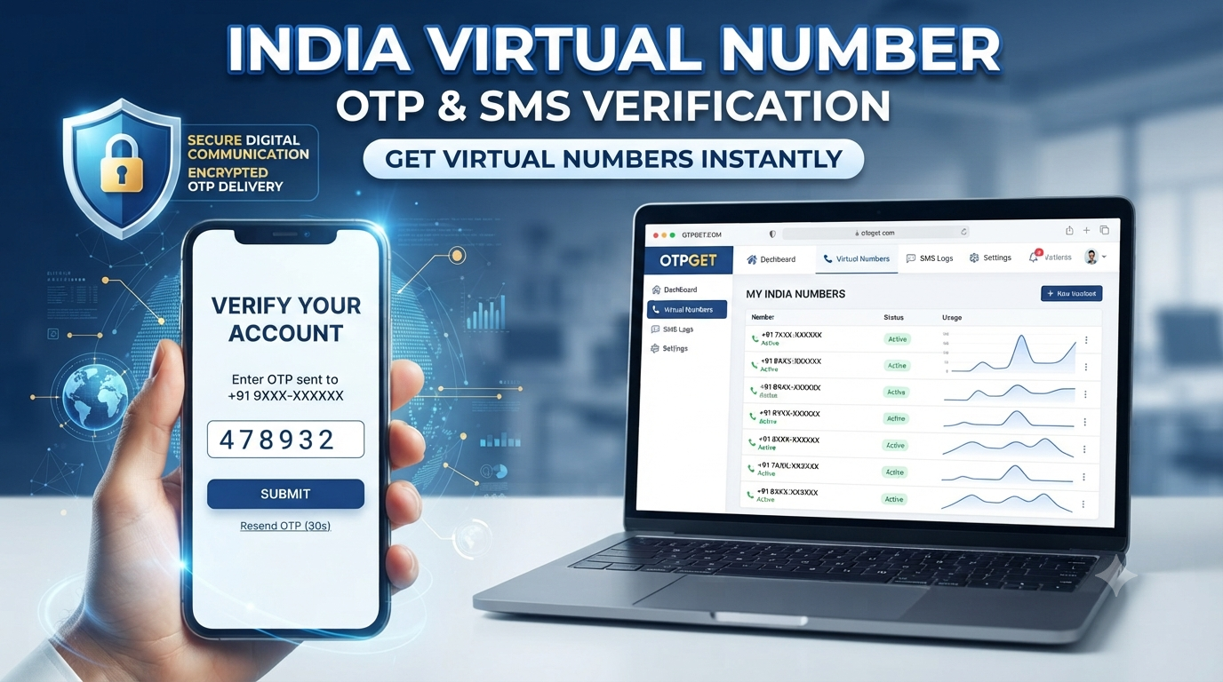 India Virtual Number for OTP Verification - Secure OTPGET Access