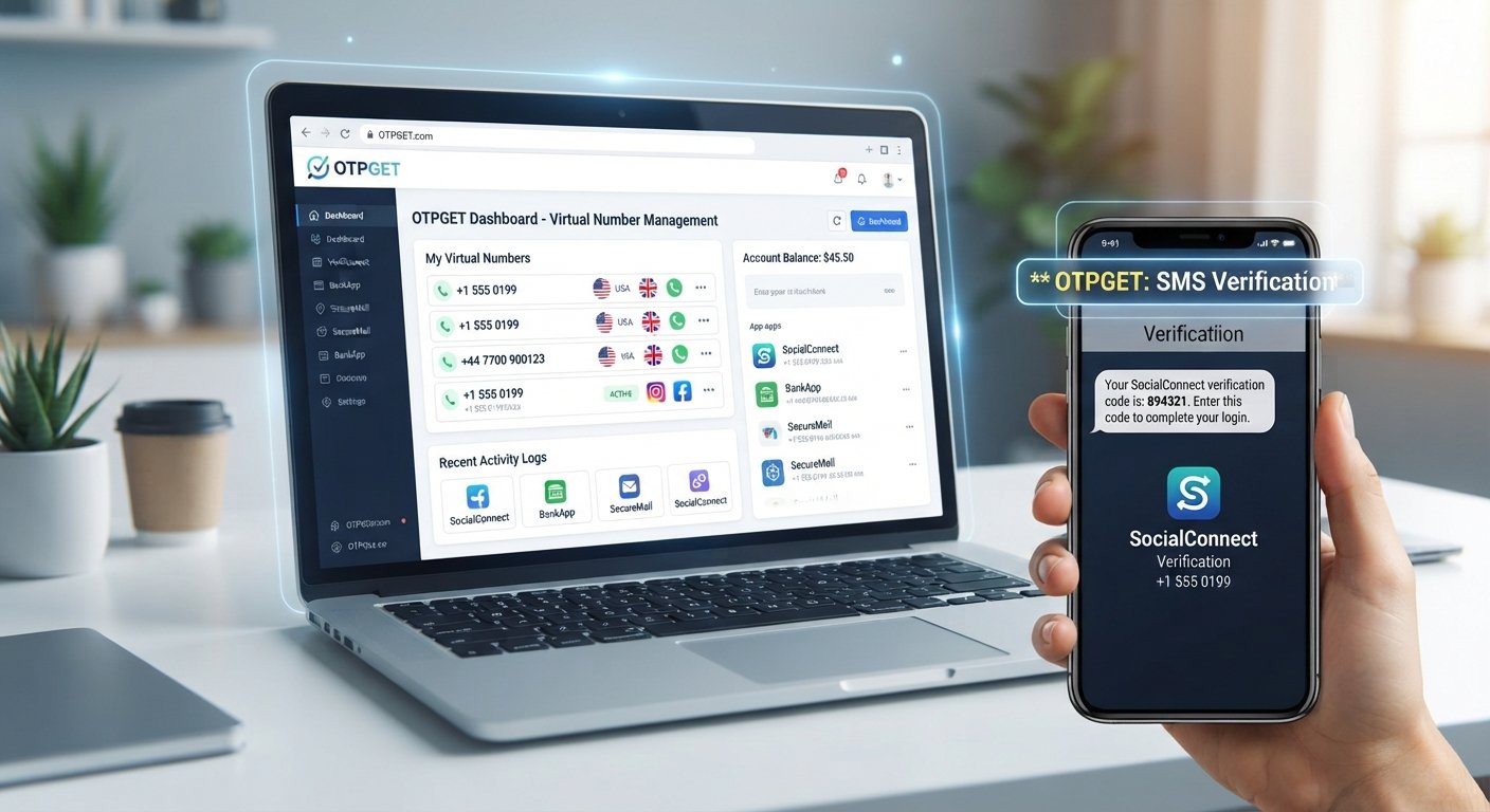 OTPGET Login: Secure Access, Balance & Virtual Number Management