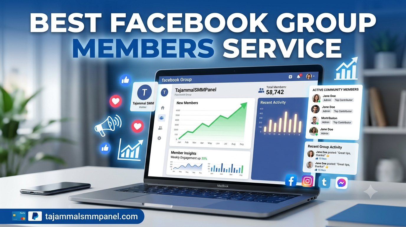 Best Facebook Group Members Service | TAJAMMAL SMM PANEL