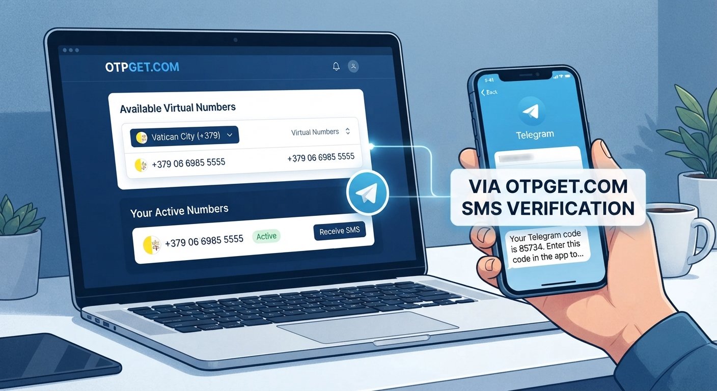 Vatican City Telegram Virtual Number: Verify Telegram with OTPGET