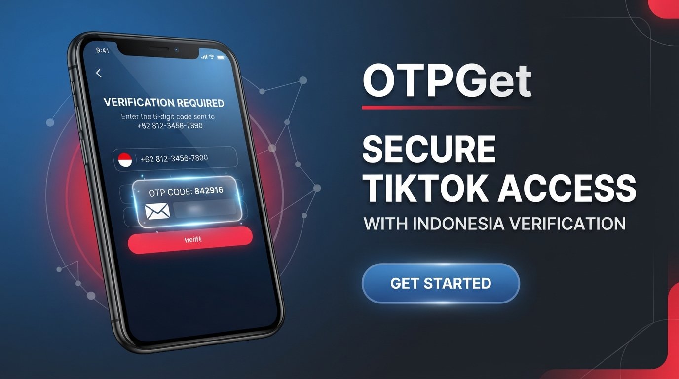 Indonesia Number to Receive TikTok Code: OTPGet Complete Guide