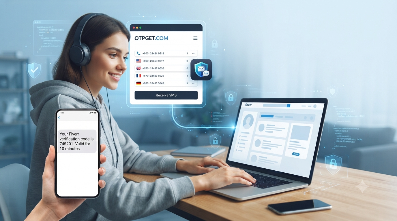 Fiverr SMS Verification Temporary Number: How OTPGET Helps You