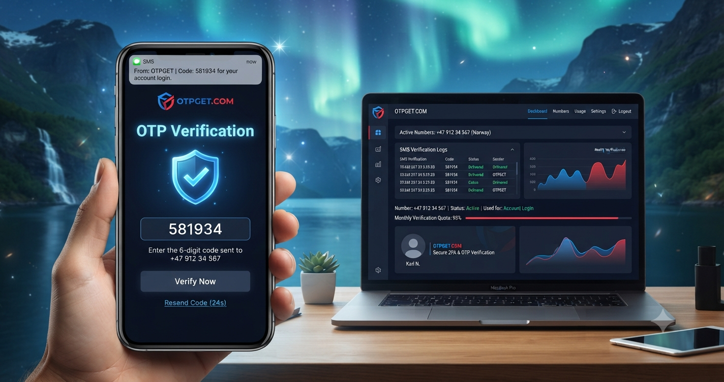 Norway Virtual Number for OTP Verification | OTPGet Solution