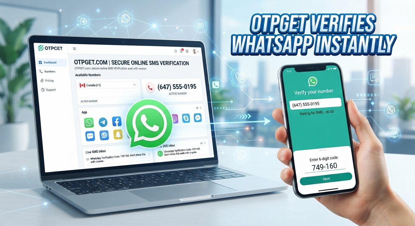 WhatsApp Verification Canada Number: Find Options with OTPGET