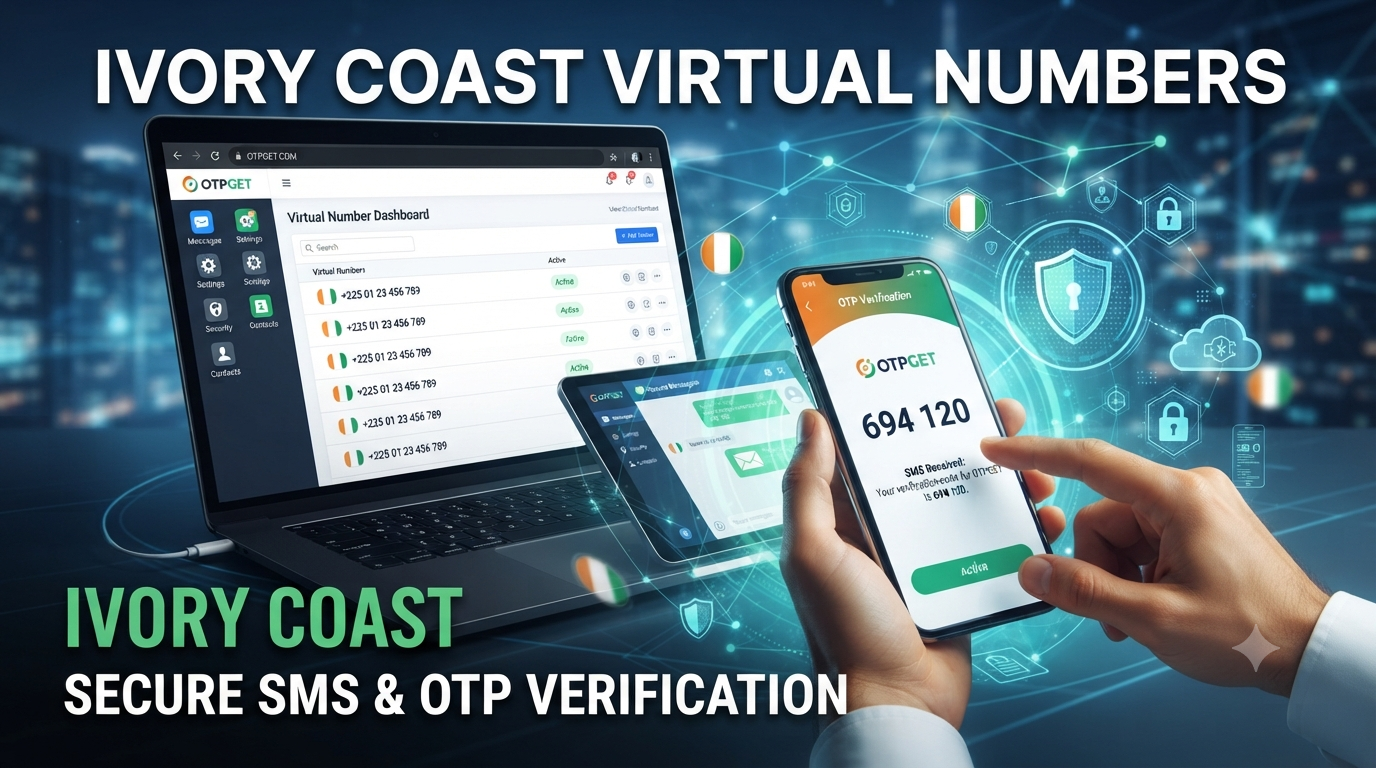 Ivory Coast Virtual Number for OTP Verification | OTPGET
