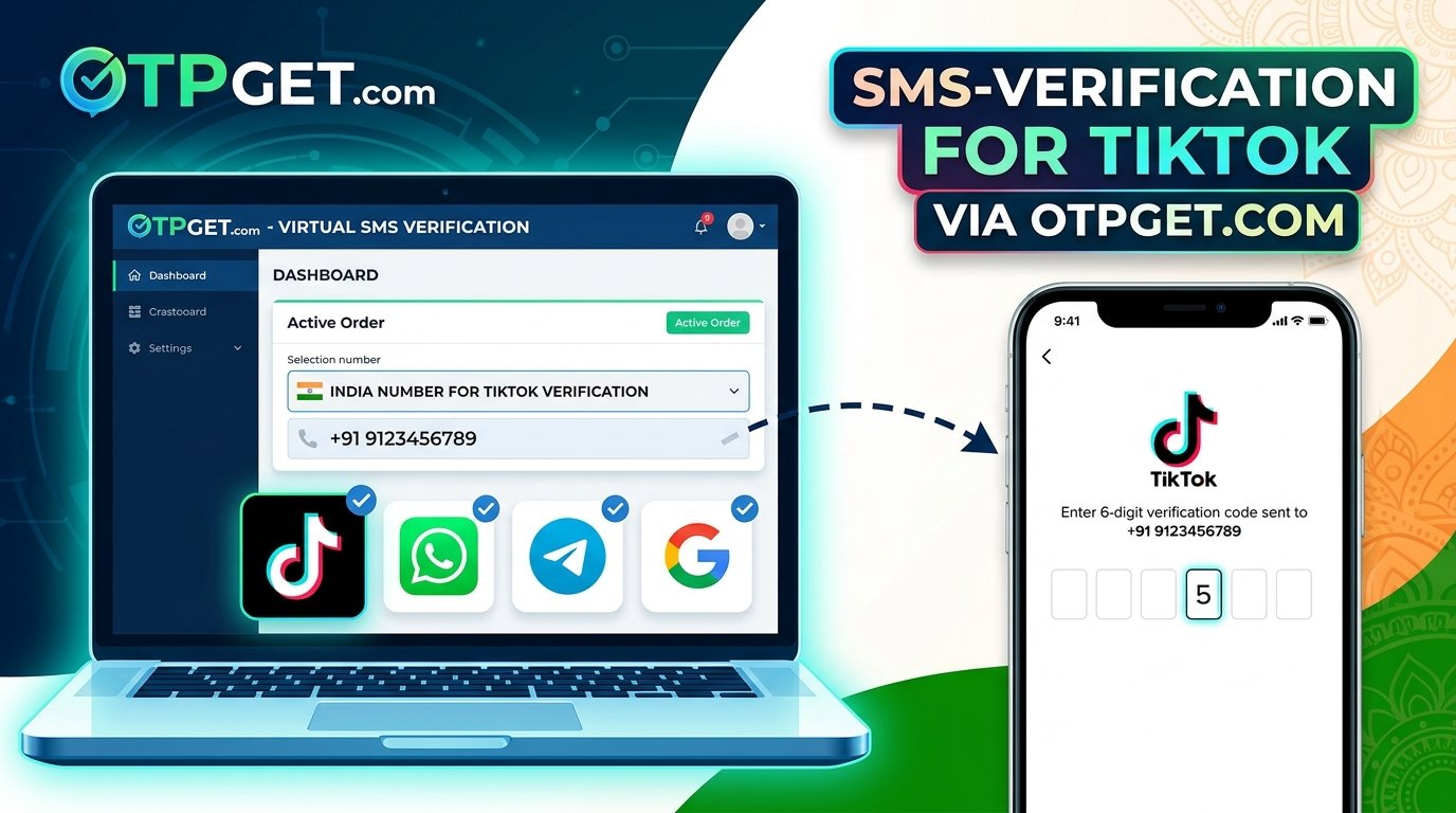 Buy India Number for TikTok Verification with OTPGET