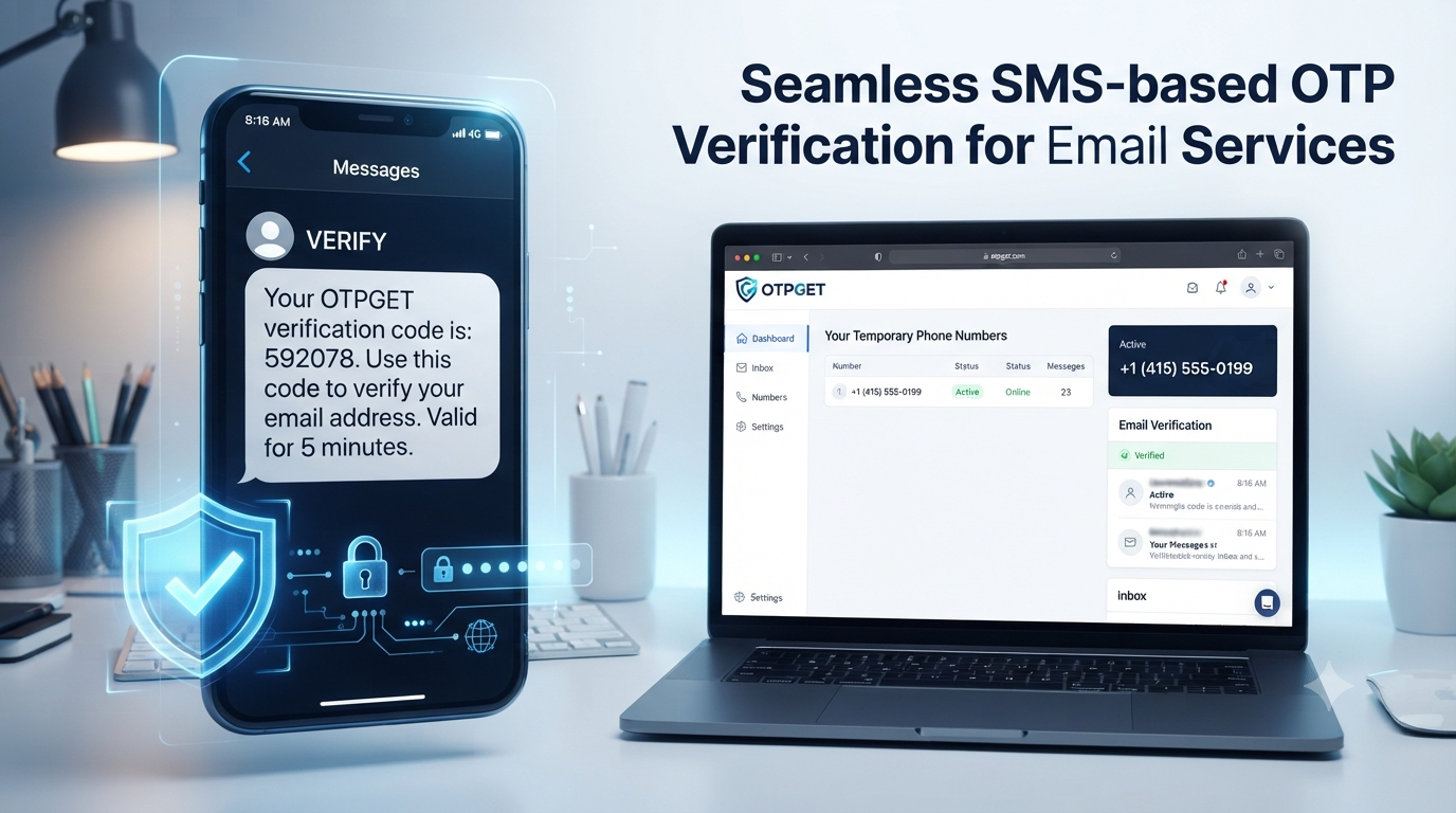 Temporary OTP Number for Gmail: Verify Easily Online with OTPGET