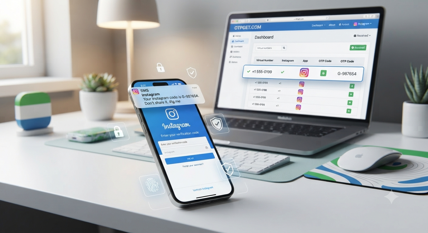 Instagram OTP Sierra Leone | Receive Verification Code with OTPGET