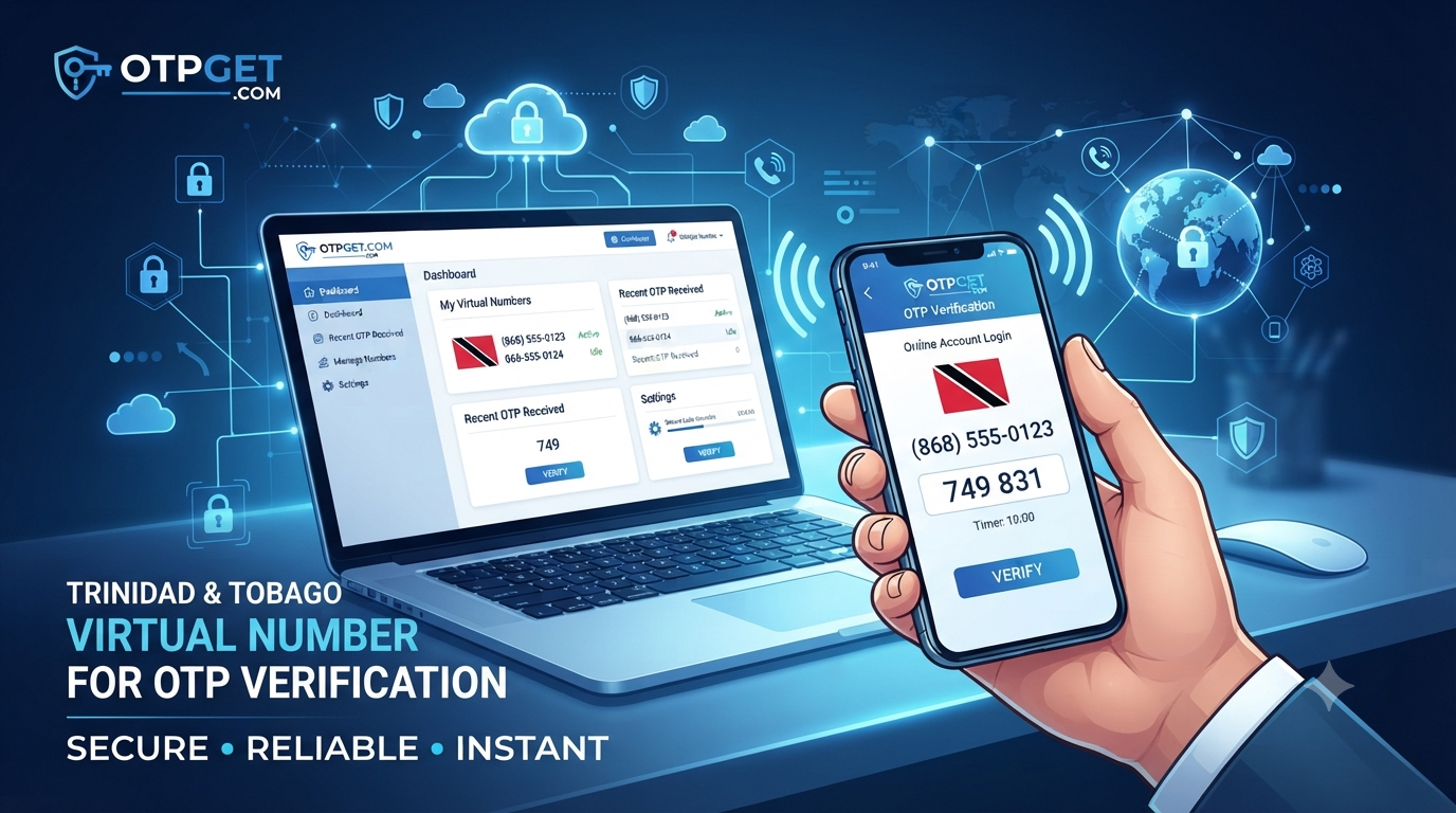 Trinidad and Tobago Virtual Number for OTP Verification | OTPGET