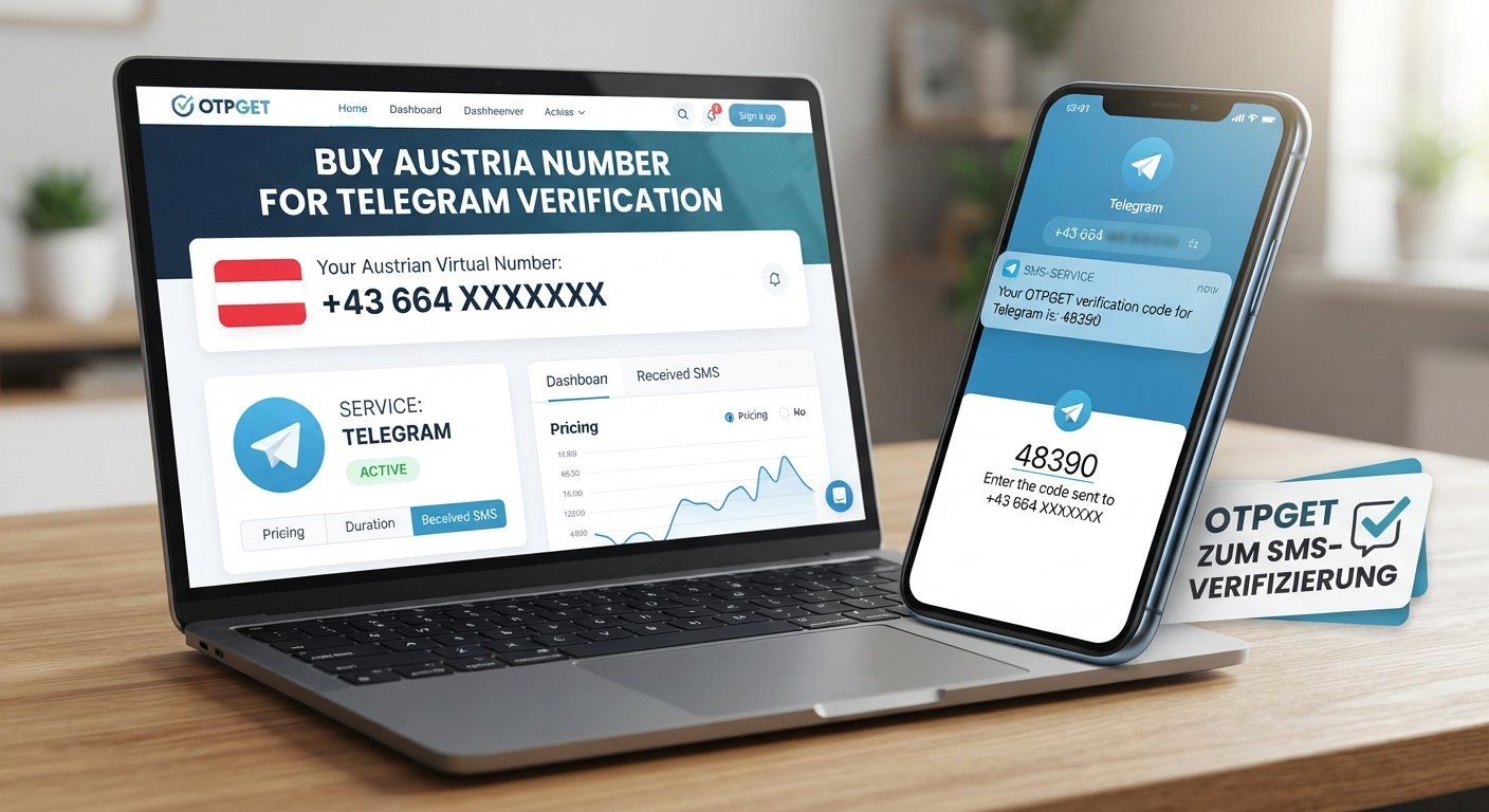 Buy Austria Number for Telegram Verification Online | OTPGET