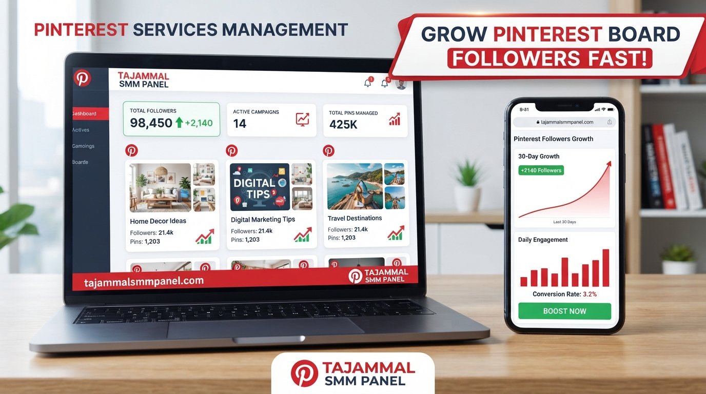 Buy Pinterest Board Followers | TAJAMMAL SMM PANEL Complete Guide