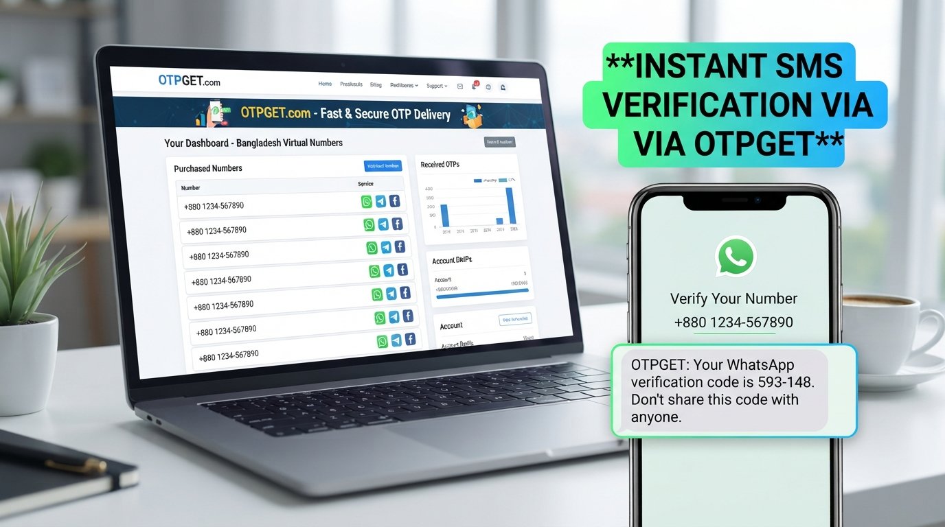 Bangladesh Virtual Number for WhatsApp | Fast OTP by OTPGET Now