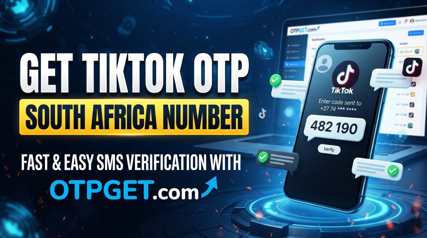 Get TikTok OTP Code Using South Africa Number with OTPGet Online