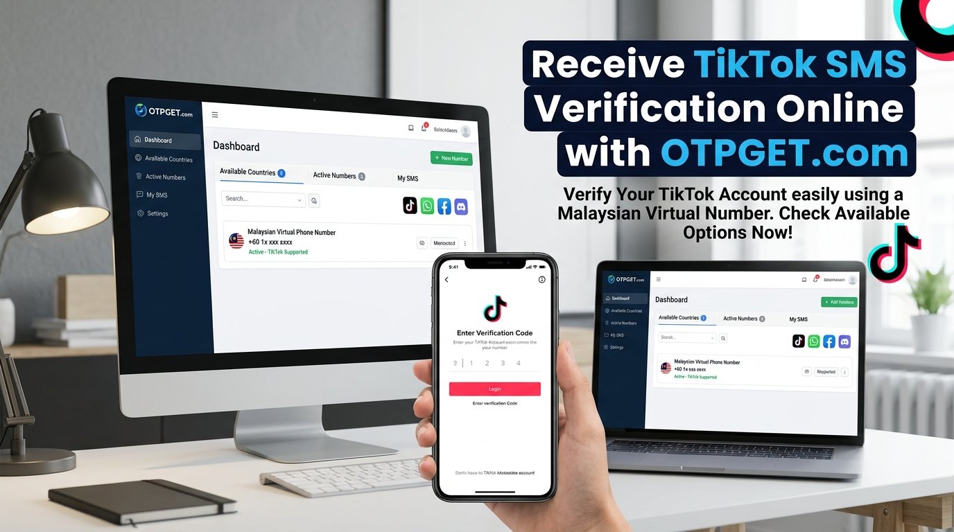 How to Receive TikTok SMS From Malaysia Online: OTPGET Guide