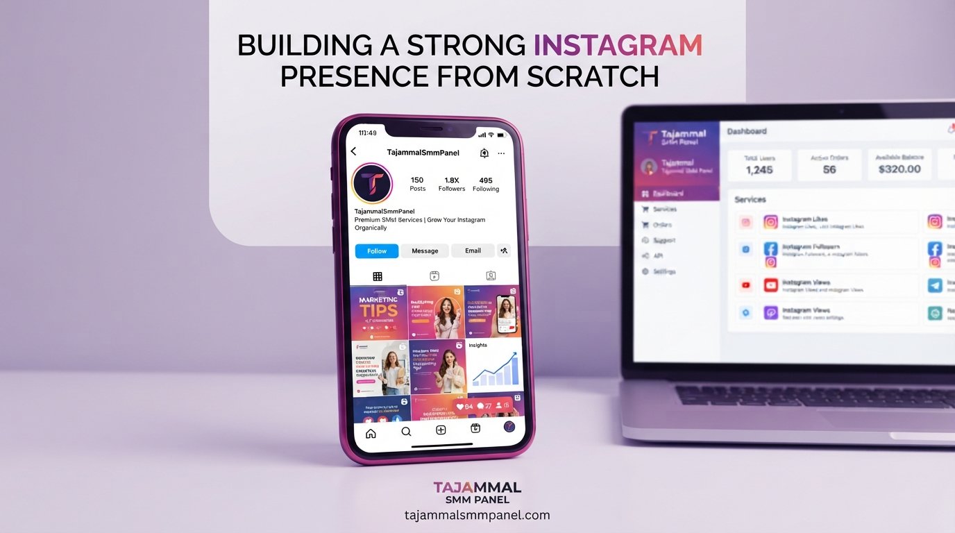 How to Build an Instagram Presence with TAJAMMAL SMM PANEL Guide