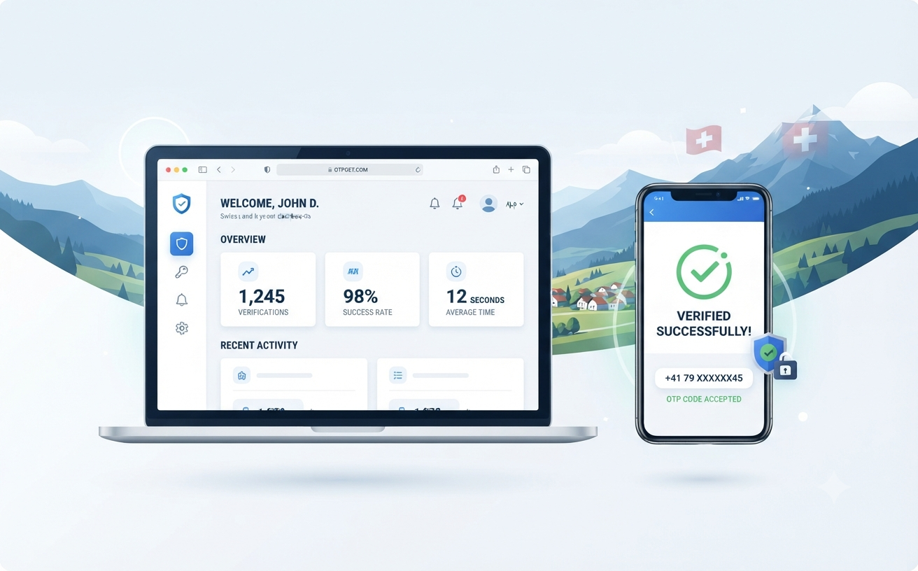 Get OTP Number for Switzerland | Secure Swiss OTP Service – OTPGET
