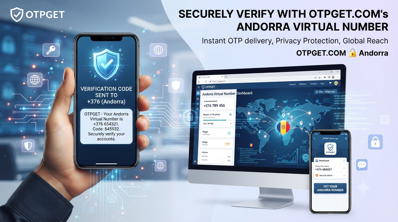Andorra Virtual Number for OTP Verification — OTPGET Solution