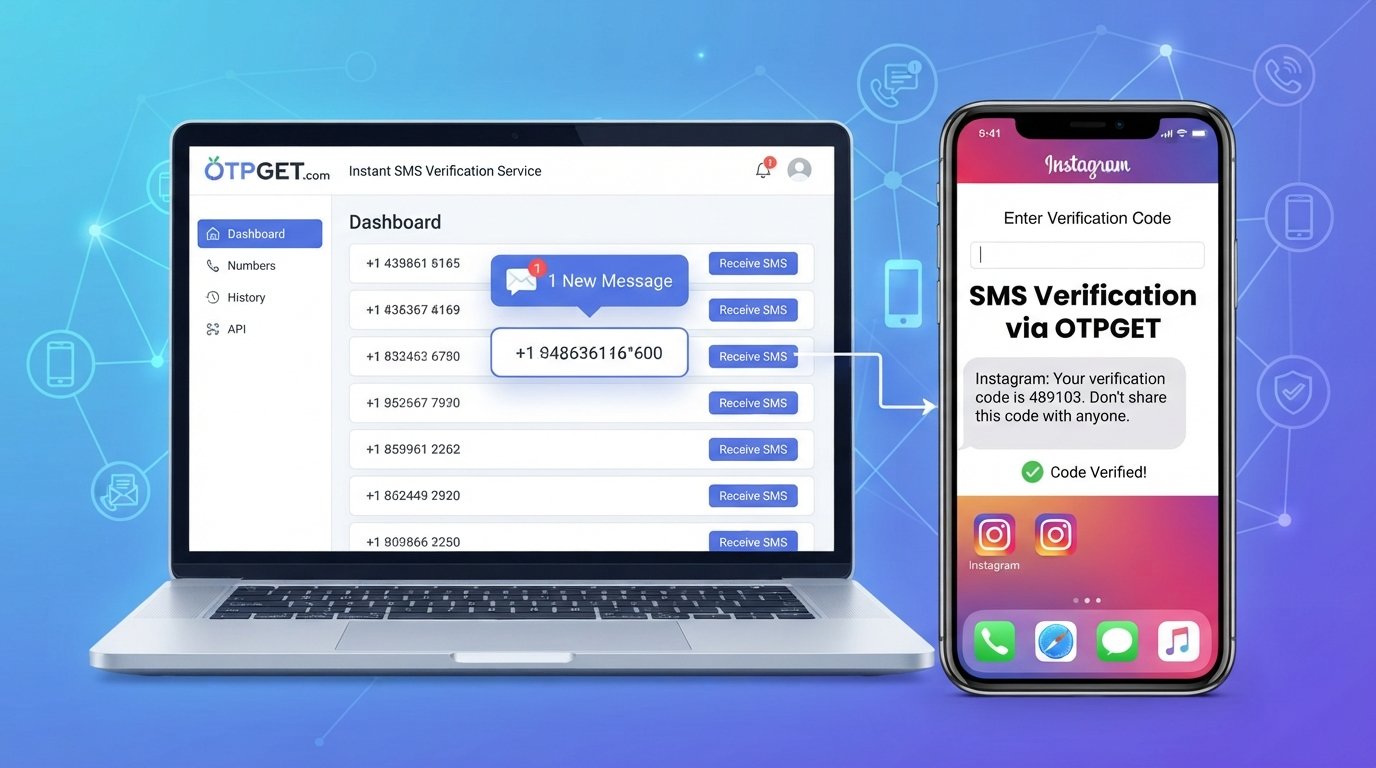 Instagram Code Not Arriving? Try an OTPGET Number for SMS OTP