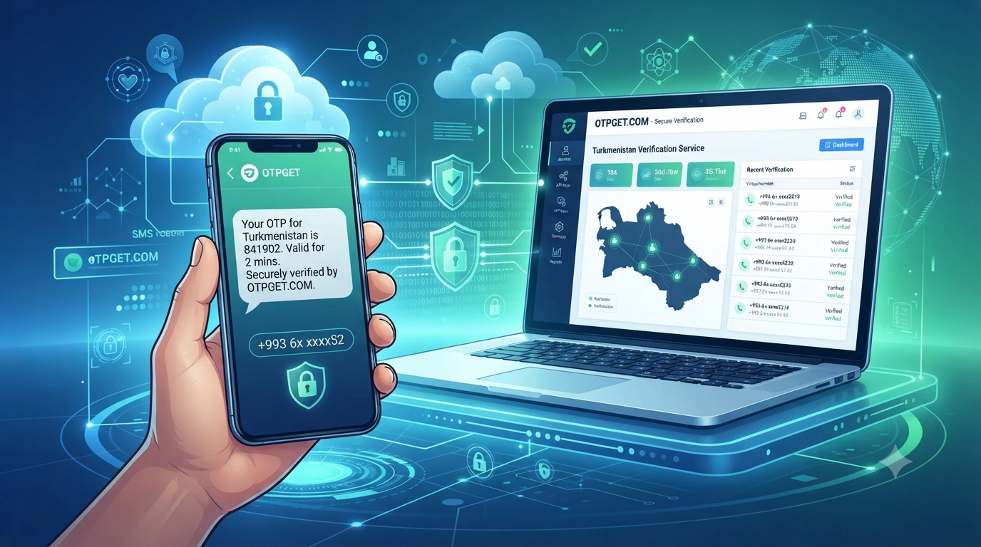 Get OTP Number for Turkmenistan — OTPGet Secure Verification