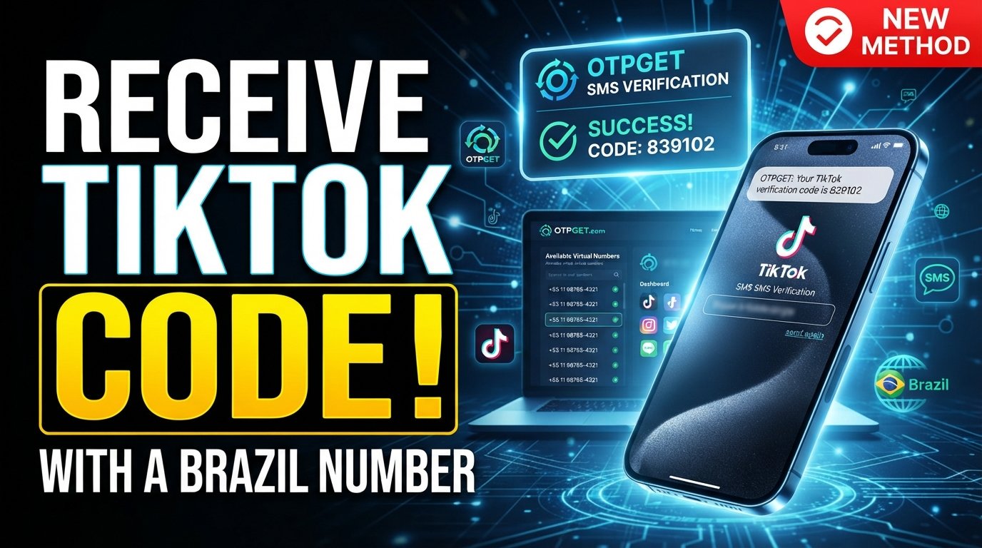 Brazil Number to Receive TikTok Code: OTPGET SMS Guide