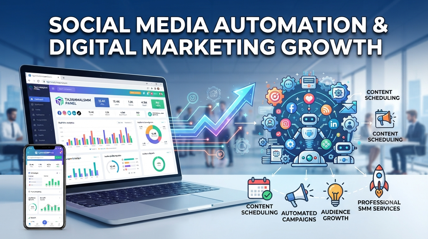 Social Media Automation Guide | TAJAMMAL SMM PANEL for Growth
