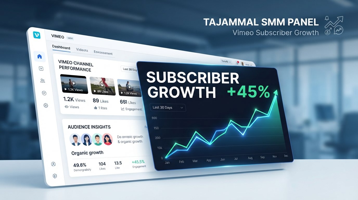 Buy Vimeo Subscribers | TAJAMMAL SMM PANEL Growth Service