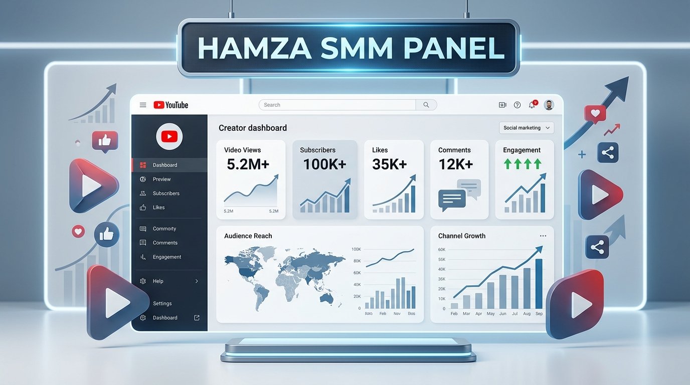 YouTube SMM Services for Channel Promotion | HAMZA SMM PANEL