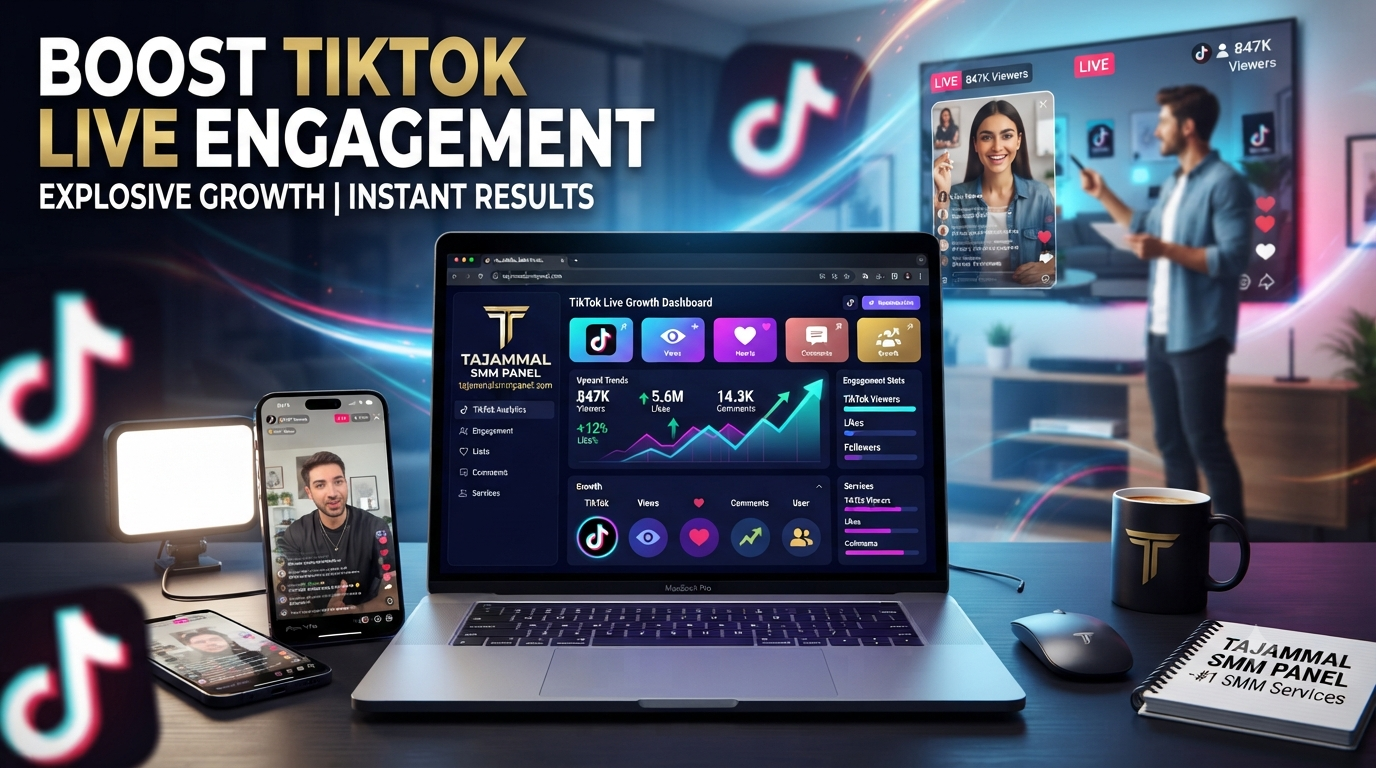 Buy TikTok Live Views with TAJAMMAL SMM PANEL for Growth Success