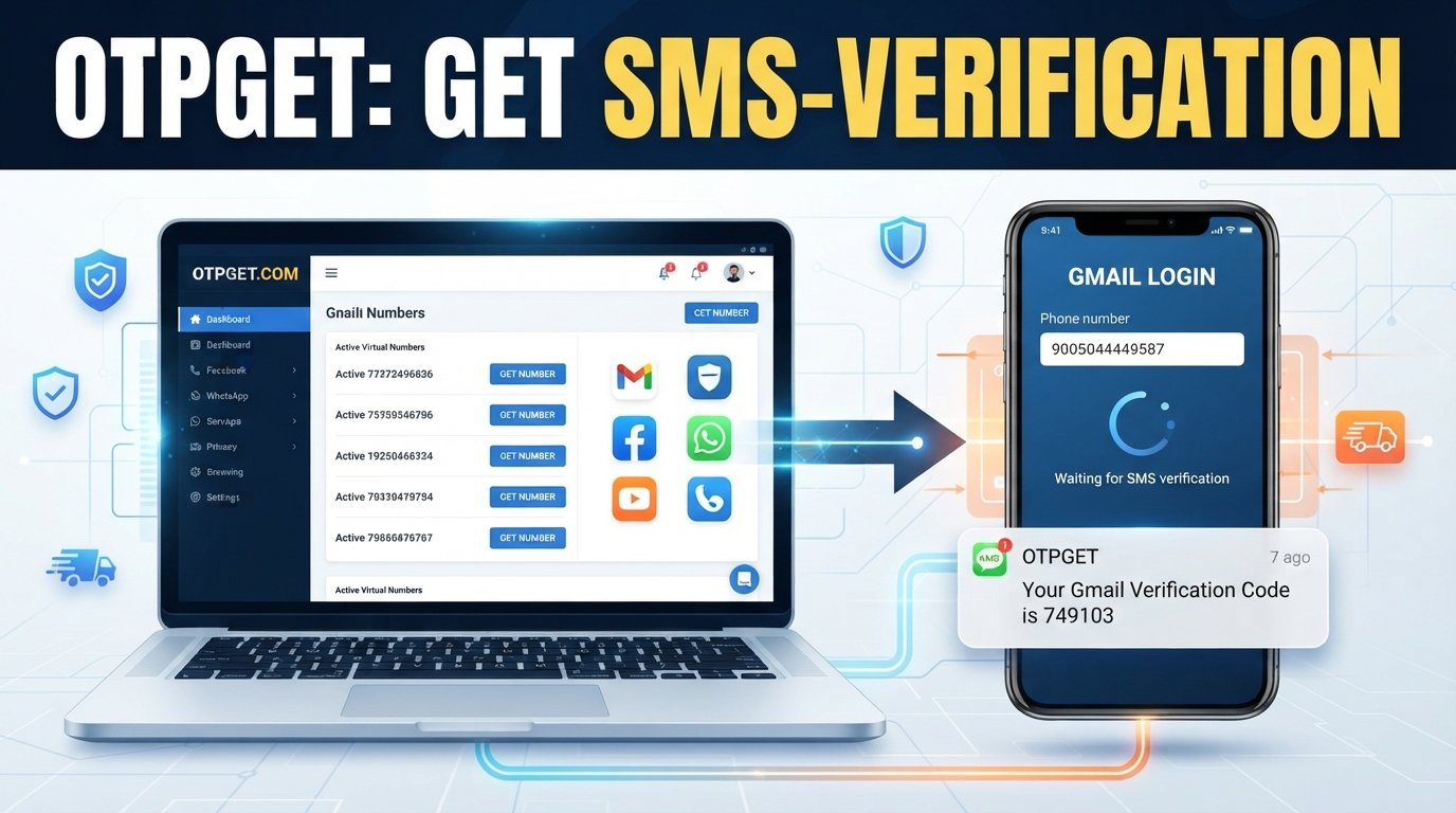 Need a Gmail Code? Get a Number on OTPGET for Gmail Verification