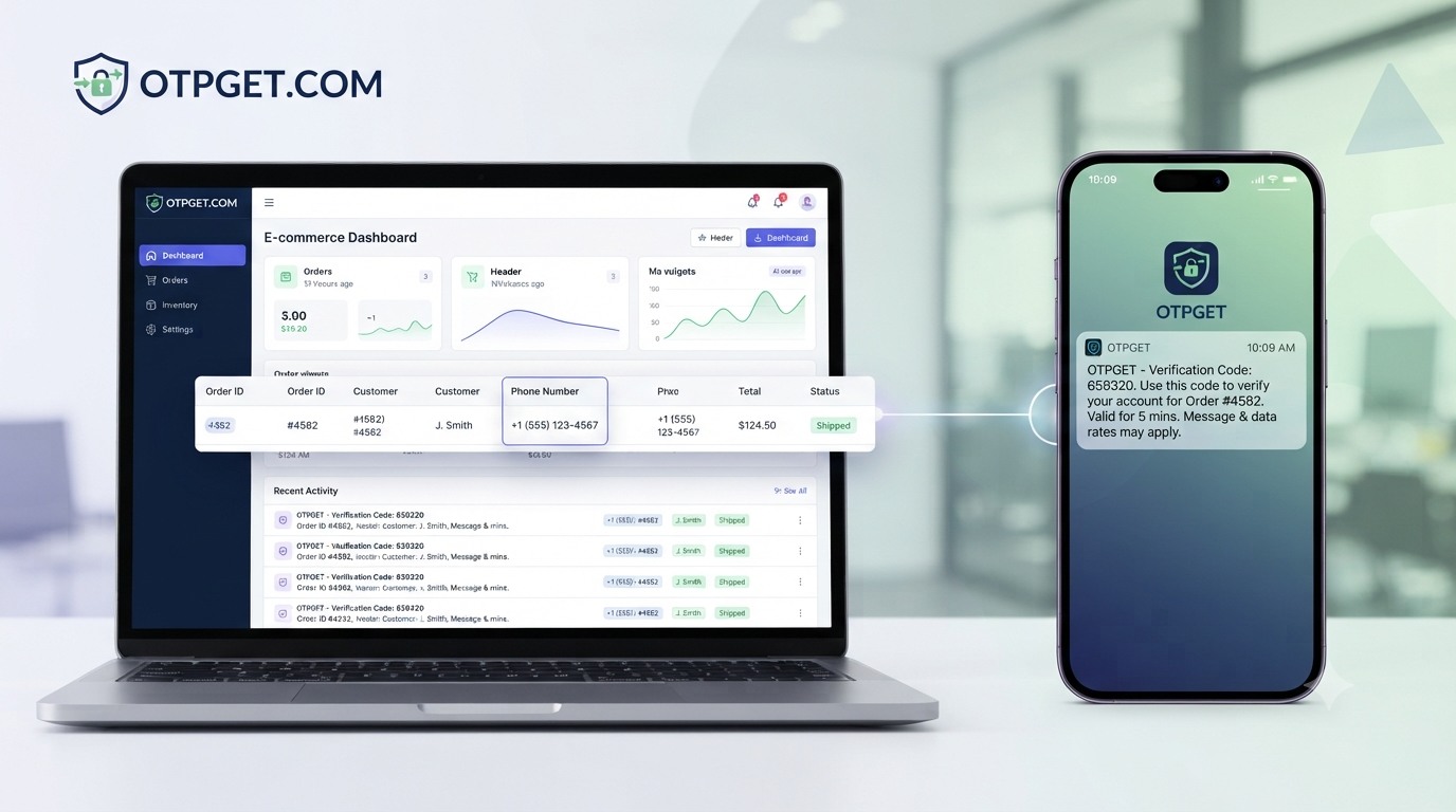 Temporary OTP Number for Shopify: How to Use OTPGET Safely Online
