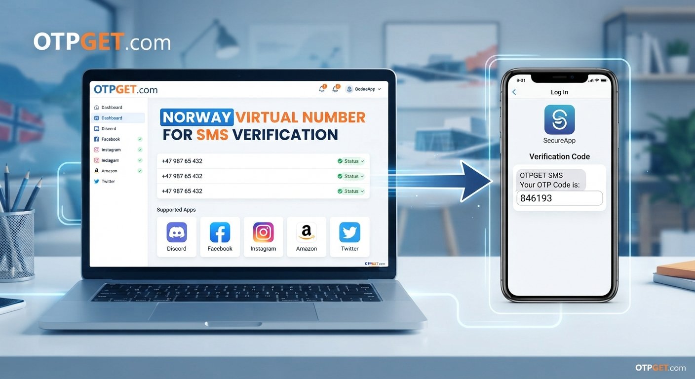 Norway Virtual Number for SMS Verification | OTPGET Guide