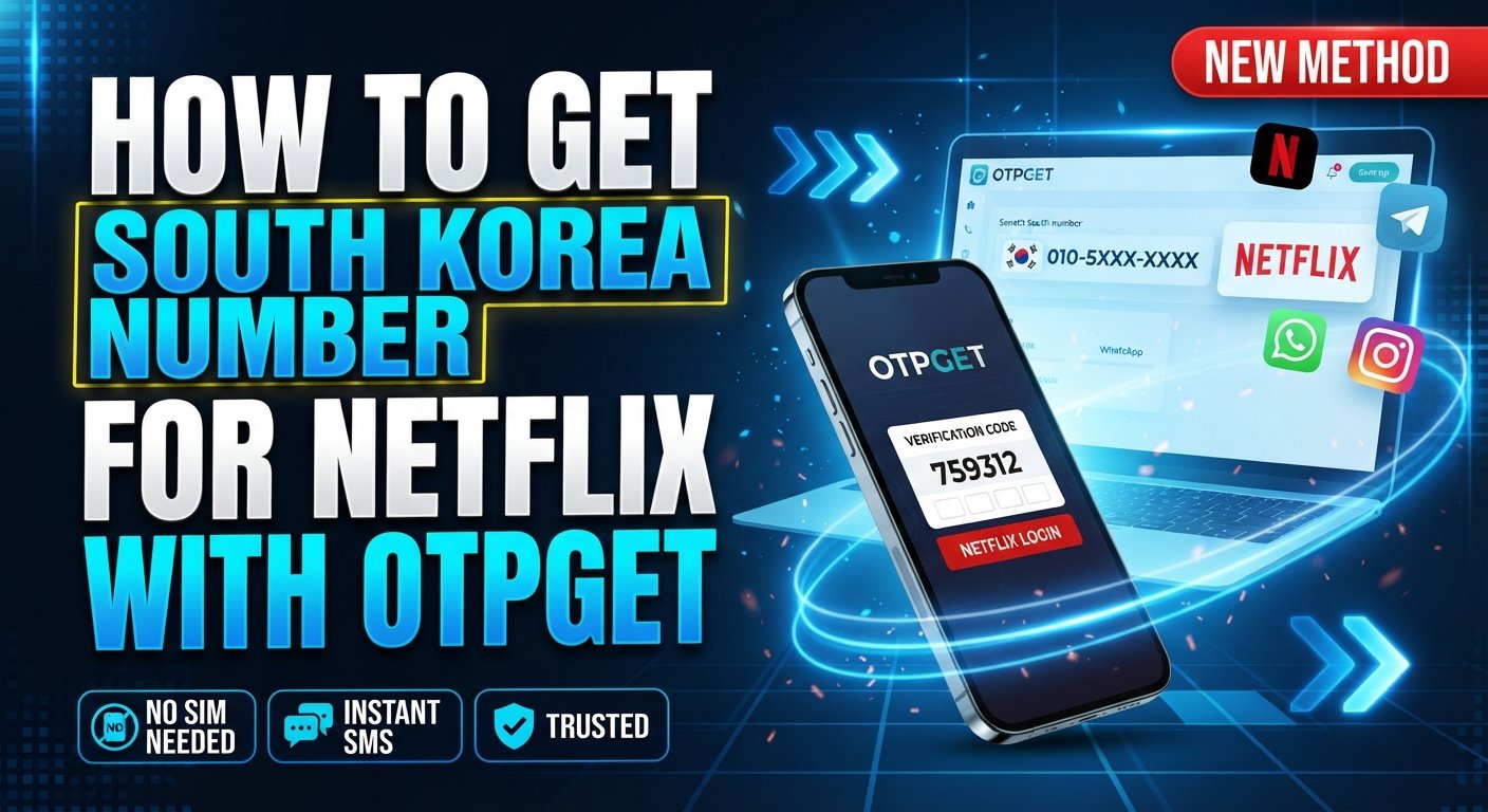 How to Get a South Korea Number for Netflix Verification | OTPGet