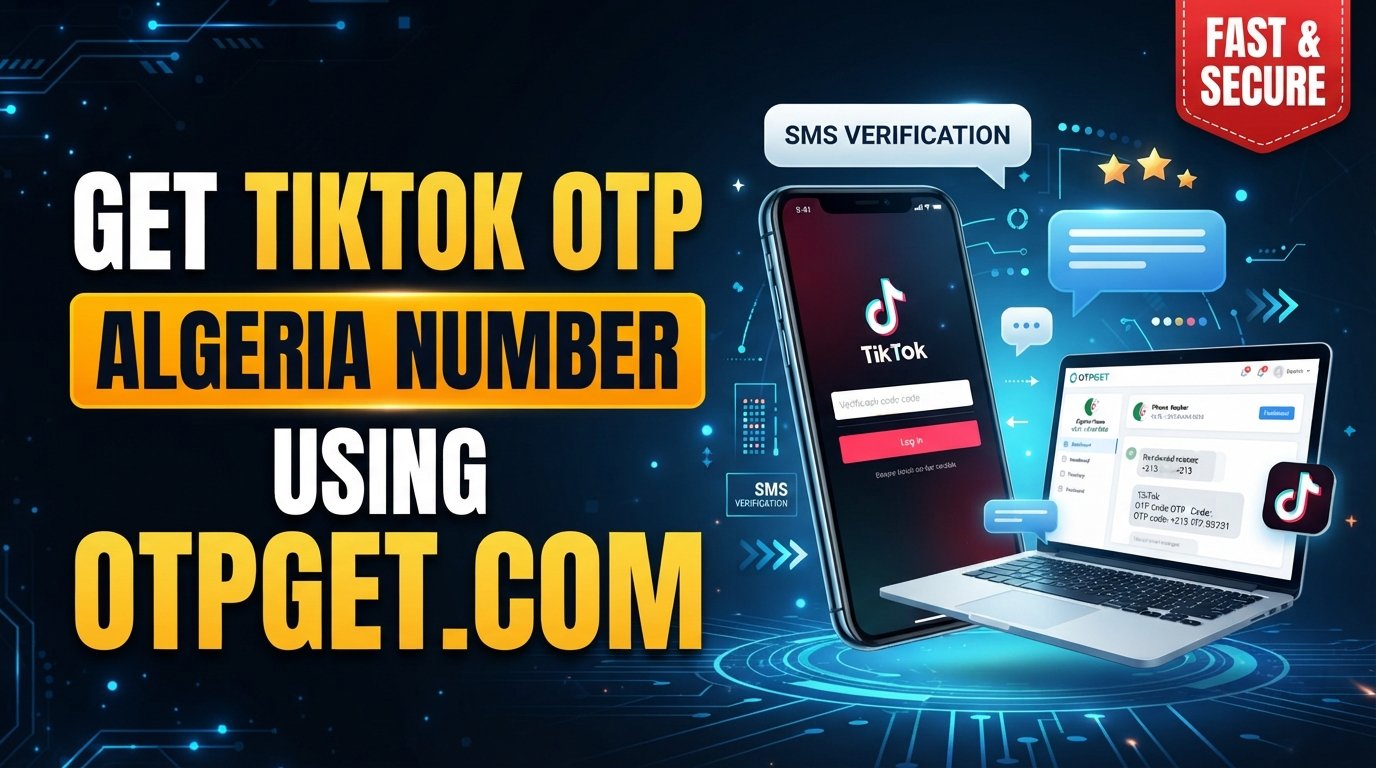 Get TikTok OTP Code Using Algeria Number with OTPGet Easily