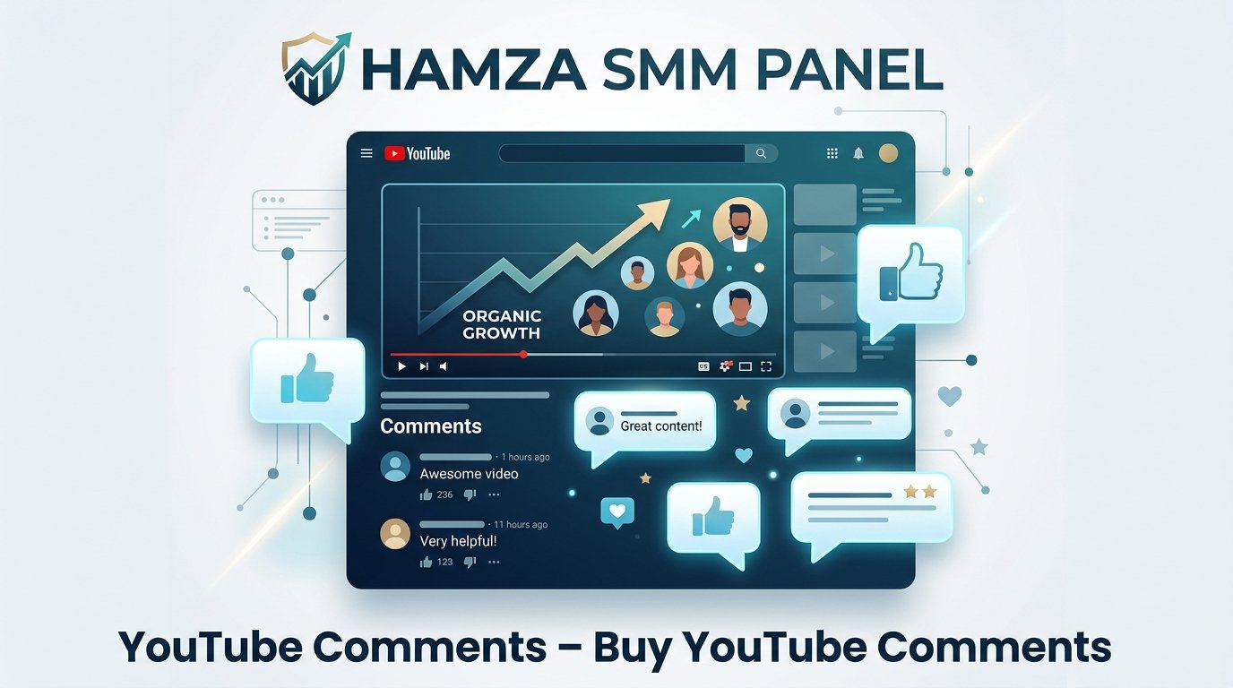Buy YouTube Comments Online | HAMZA SMM PANEL for Channel Growth
