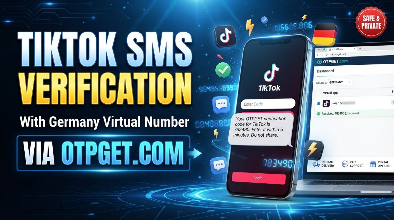 Germany Virtual Number for TikTok SMS: A Practical OTPGET Guide