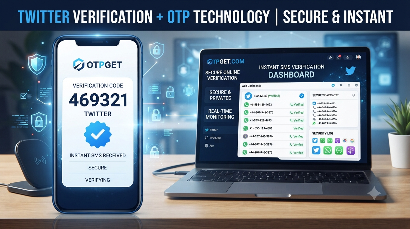 How to Get OTP Number for Twitter Verification Using OTPGET Now