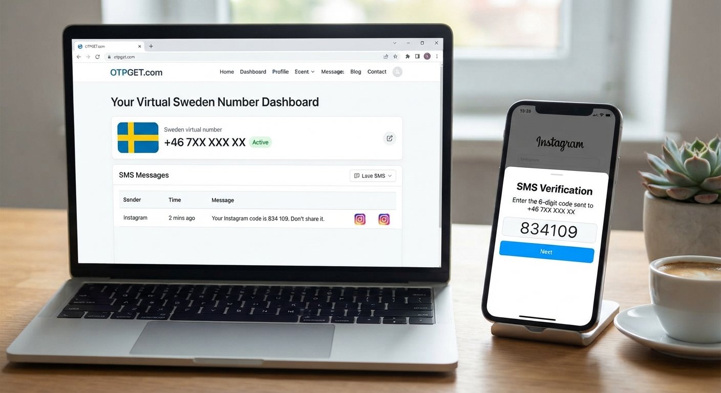 How to Get a Sweden Number for Instagram OTP with OTPGET Online