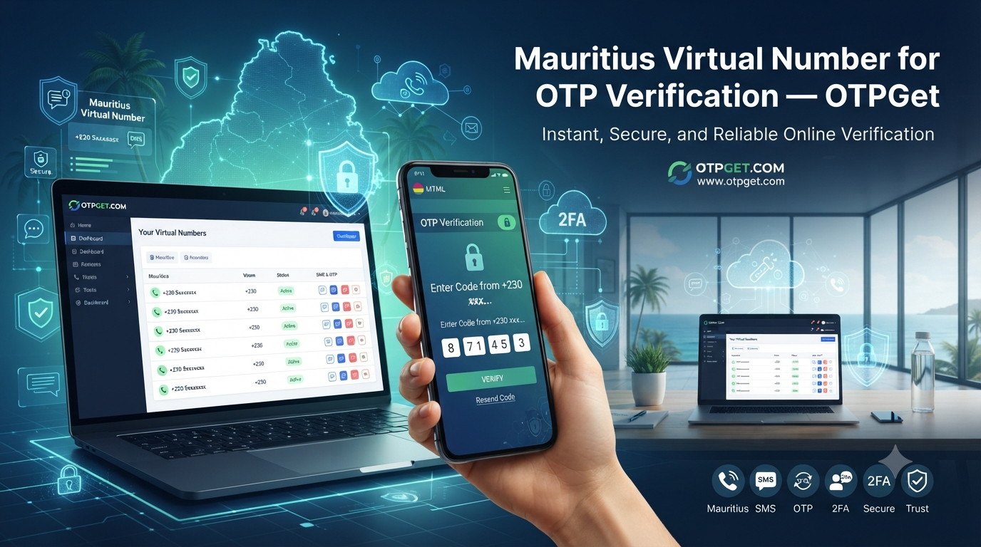 Mauritius Virtual Number for OTP Verification — OTPGet