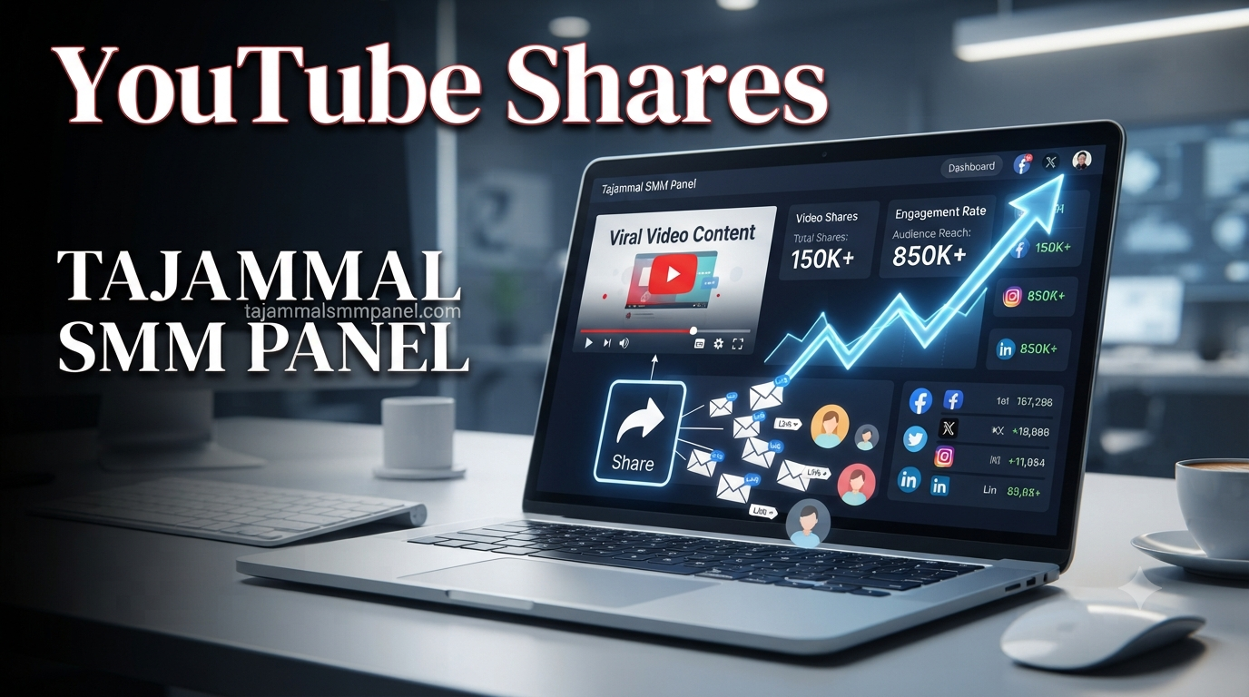 YouTube Shares from E-Mail: Grow Reach with TAJAMMAL SMM PANEL