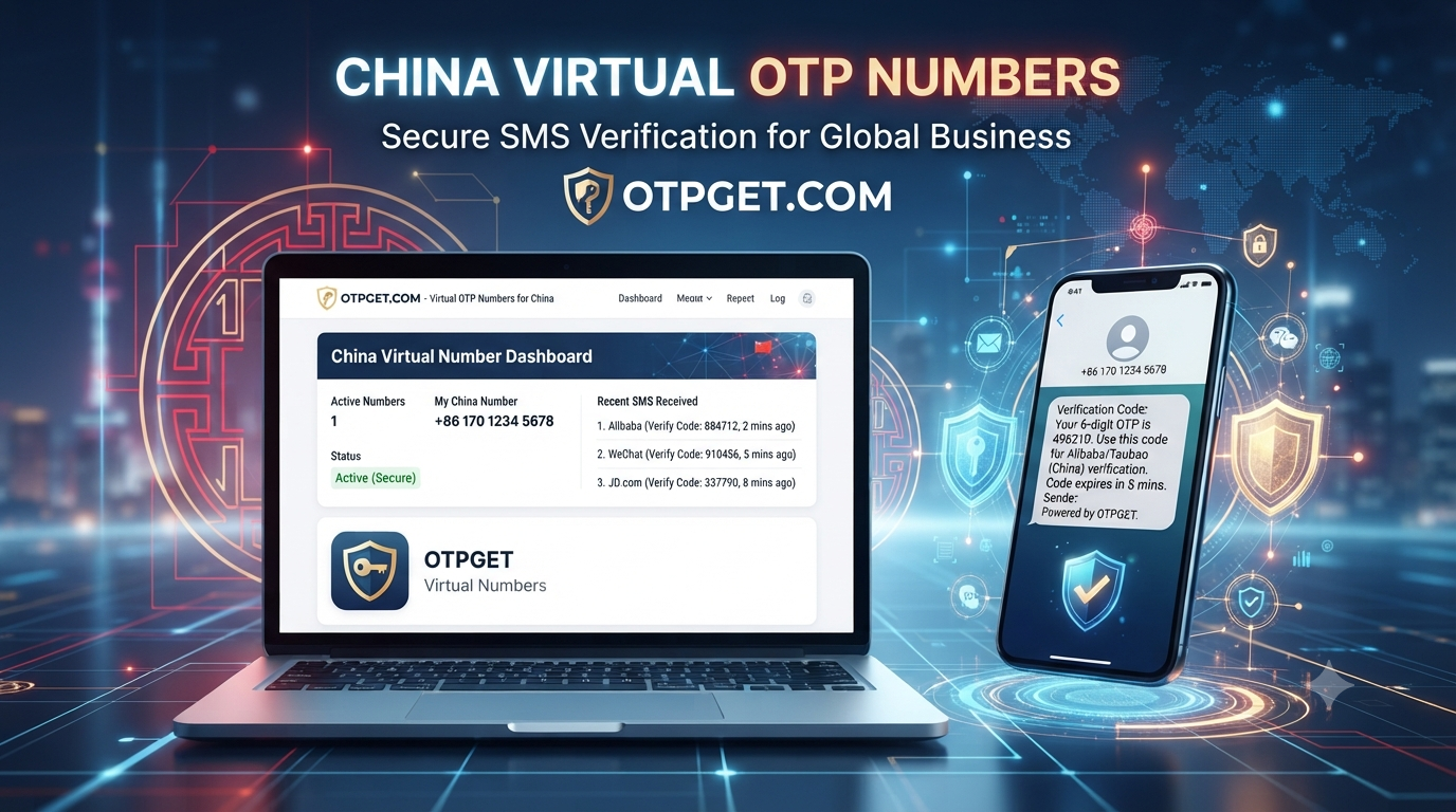 China Virtual OTP Number: Best Paid Services with OTPGET Online