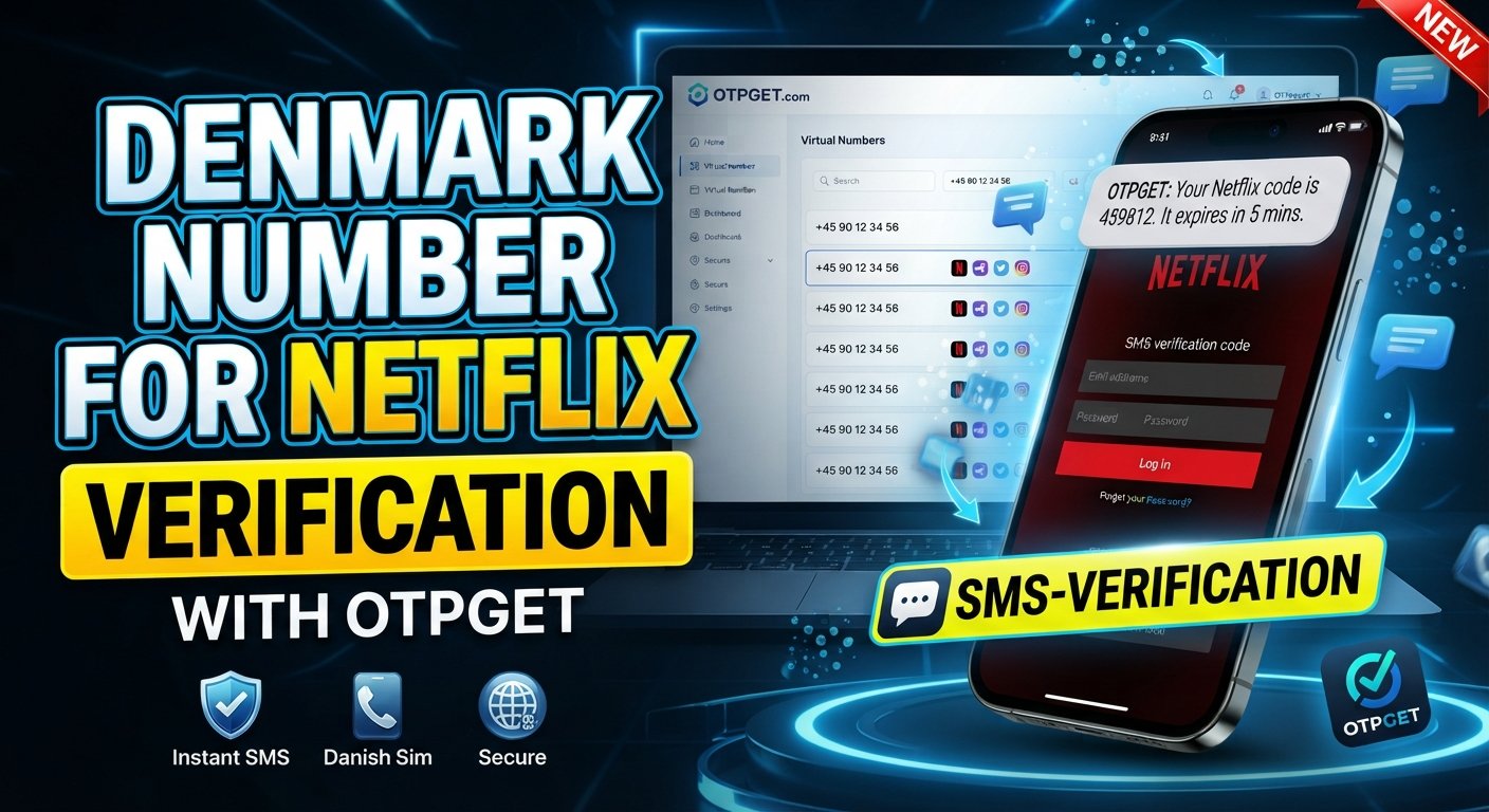 How to Get Denmark Number for Netflix Verification | OTPGET Guide