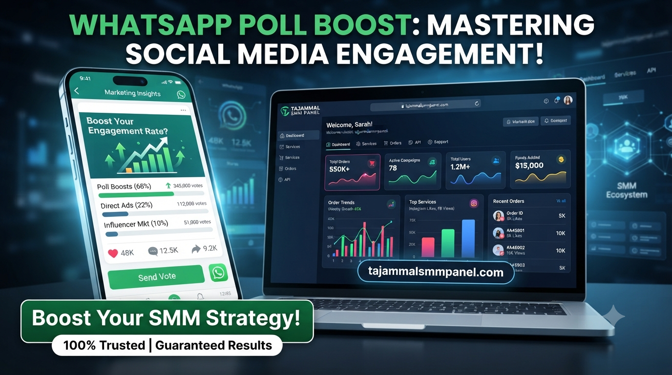 Buy WhatsApp Poll Votes Online with TAJAMMAL SMM PANEL