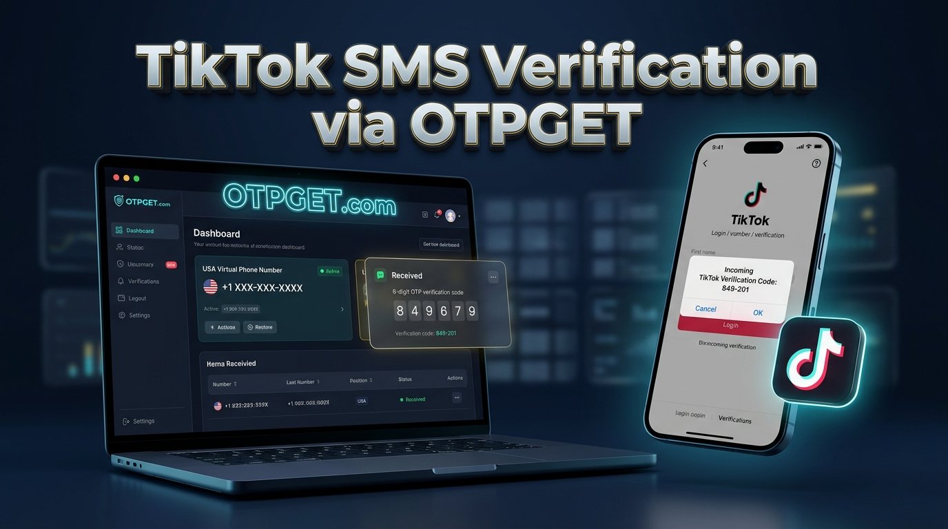 How to Verify TikTok With a USA Number | OTPGET Guide