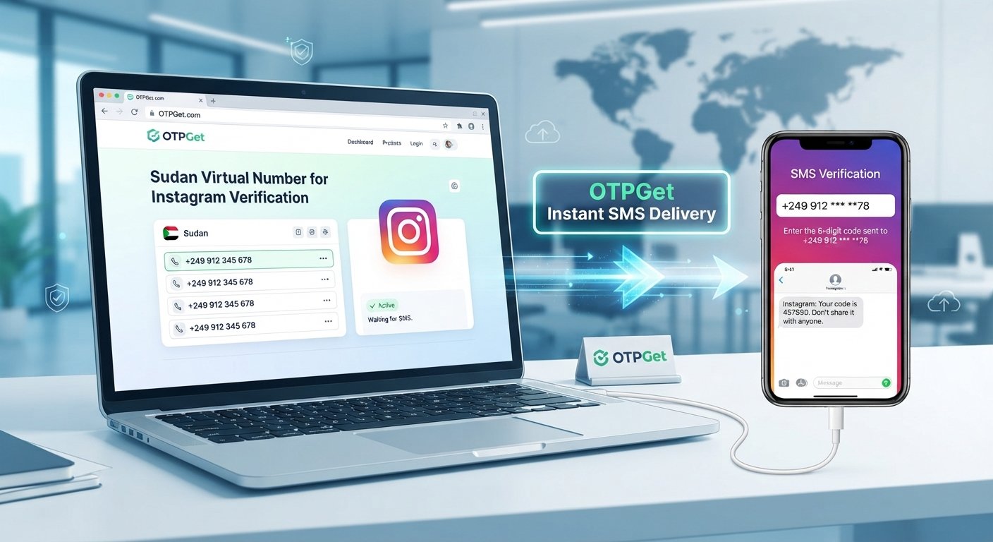 How to Get a Sudan Number for Instagram OTP with OTPGet Online