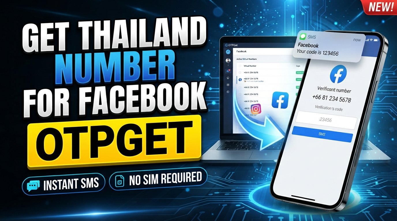 How to Get Thailand Number for Facebook OTP with OTPGet