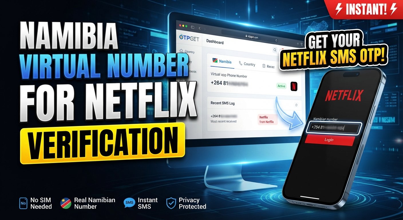 Namibia Virtual Number for Netflix Account Verification | OTPGet