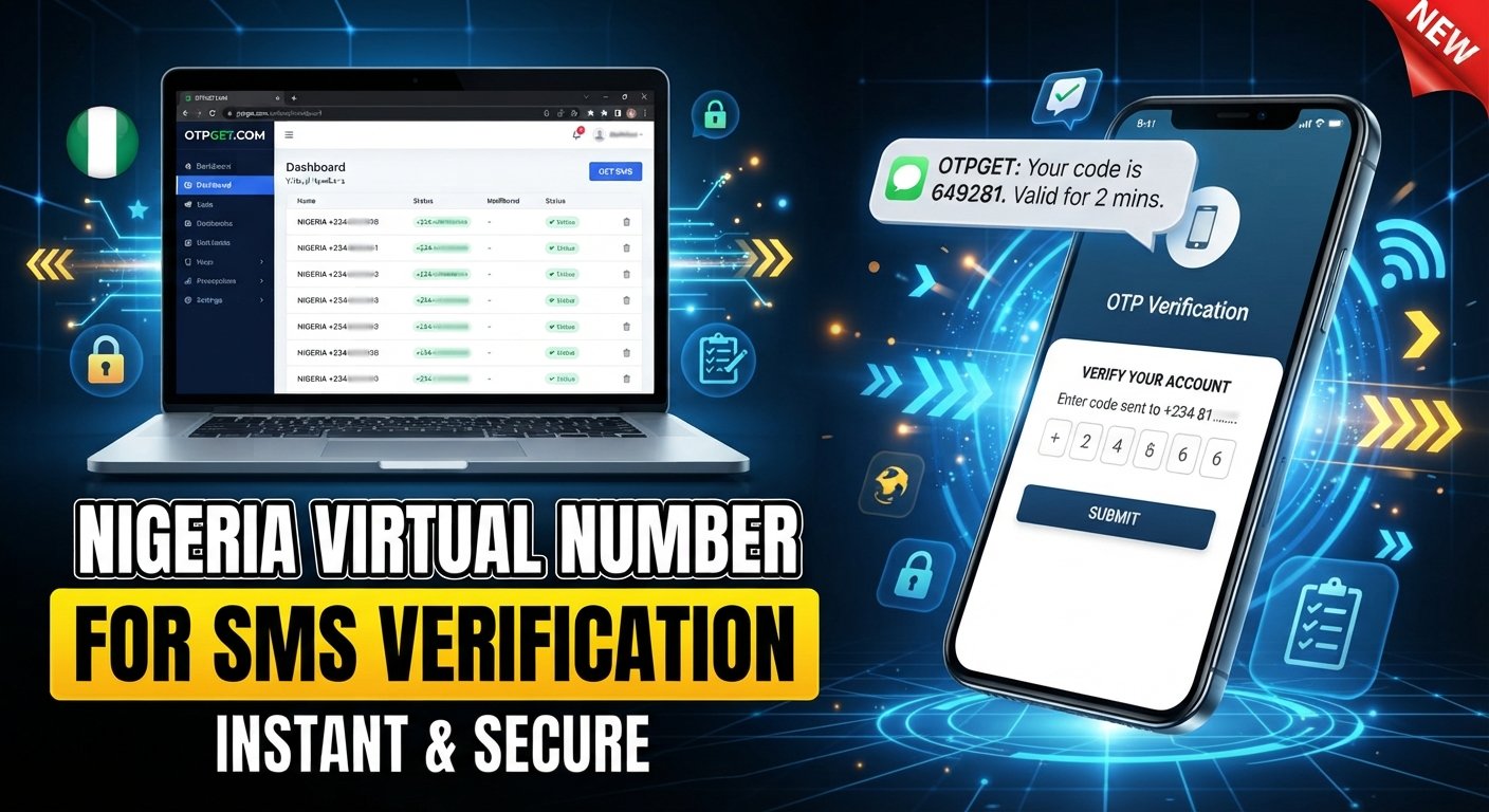 Nigeria Virtual Number for SMS Verification: OTPGET Guide