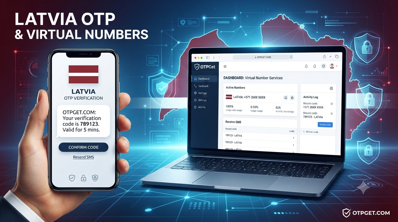 Get Latvia OTP Number Easily With OTPGet Secure Verification